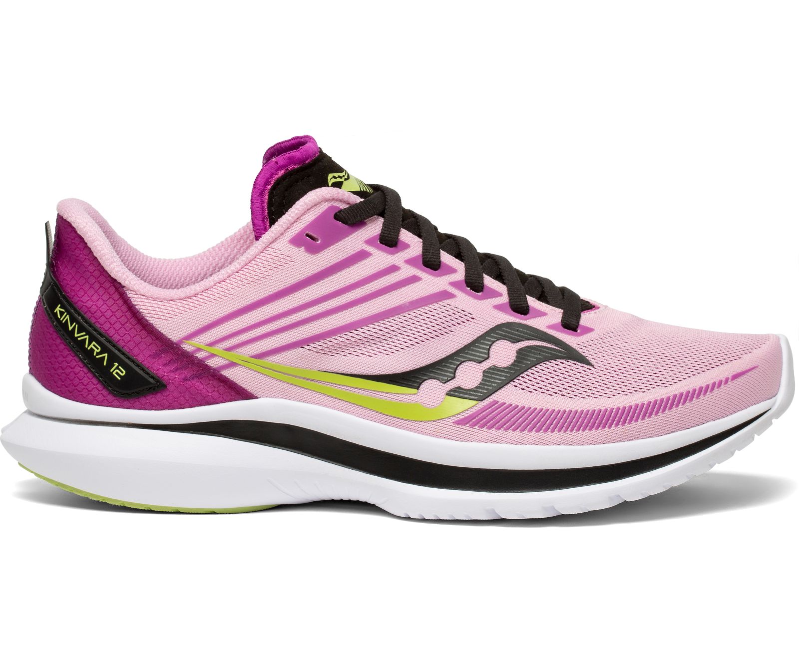Tenis Para Correr Saucony Kinvara 12 Mujer Rosas Negros | México 164ILHS